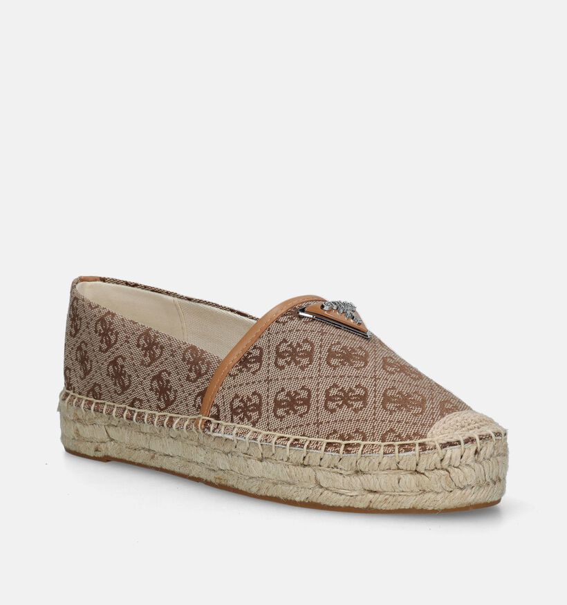 Guess Jolande Espadrilles en Brun pour femmes (340072)