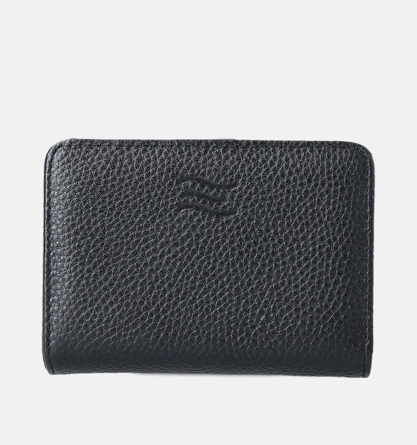 Crinkles Porte-monnaie zippé en Noir pour femmes (358080)