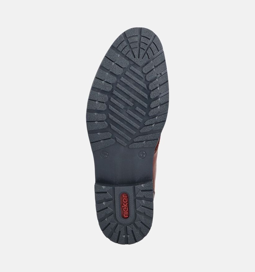 Rieker Cognac/Bruine Geklede Schoenen voor heren (360451) - geschikt voor steunzolen