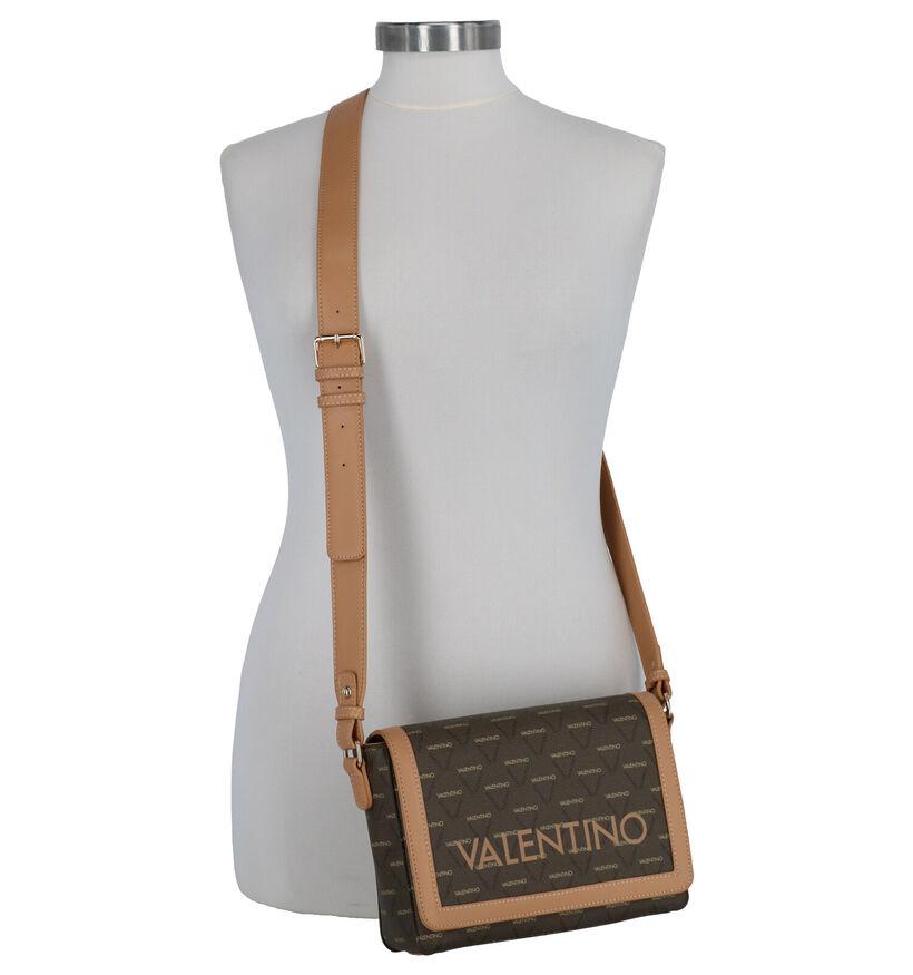 Valentino Handbags Liuto Bruine Crossbody Tas in kunstleer (275809)
