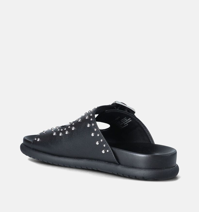 Tamaris Nu-pieds plates en Noir pour femmes (366039)