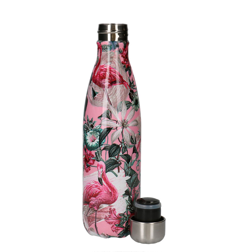 Chilly's x Tropical Flamingo Gourde en Rose 500 ml pour femmes, filles (254682)