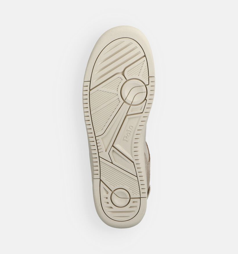 Polo Ralph Lauren Mastercourt Chaussures plates en Blanc pour hommes (369550) - pour semelles orthop&eacute;diques