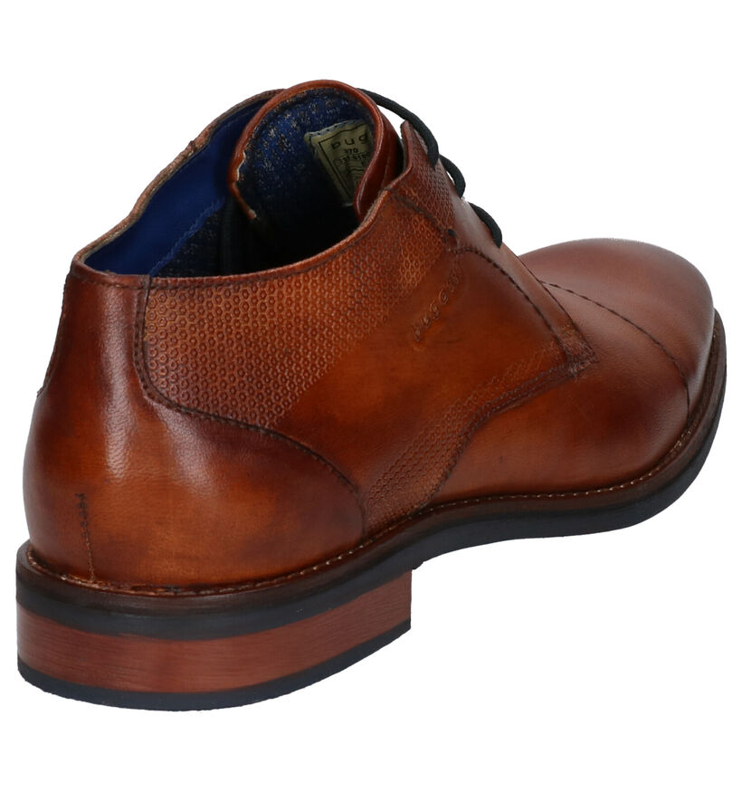 Bugatti Cognac Veterschoenen in leer (281776)