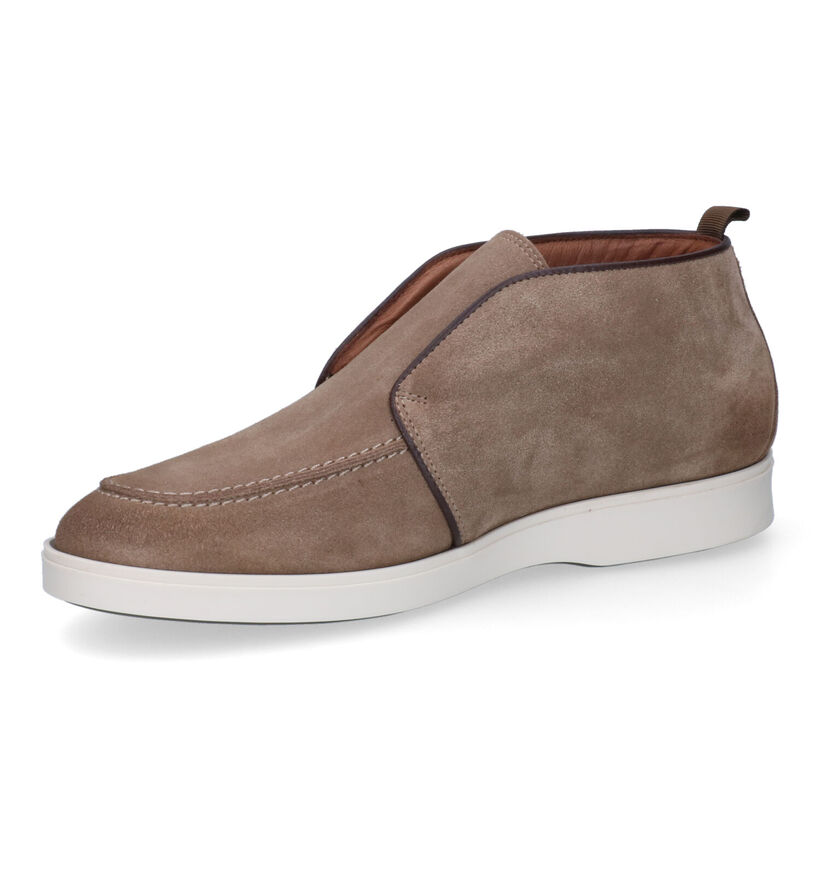 Berkelmans Tremblant Chaussures hautes en Taupe pour hommes (315012) - pour semelles orthopédiques