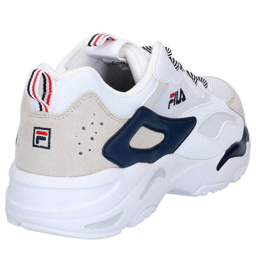 Fila Ray Tracer Witte Sneakers in nubuck (265544)