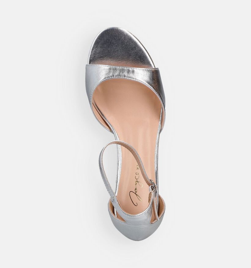 Joyce x Me Sandales &agrave; talons en Argent pour femmes (373222)
