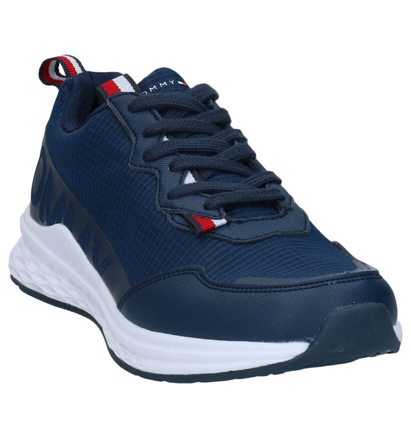 Tommy Hilfiger Baskets basses en Bleu en simili cuir (285676)