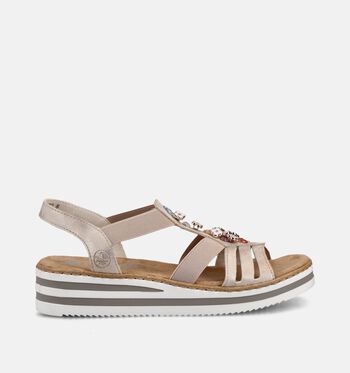 Rieker Sandalen Goud/Groen