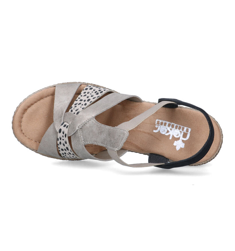 Rieker Grijze Sandalen voor dames (323655)