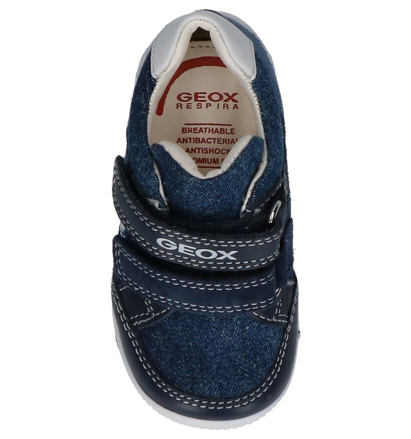 Geox Donker Blauwe Babyschoentjes in stof (210550)