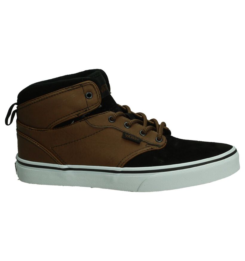 Vans Atwood Baskets de skate en Noir en daim (188337)