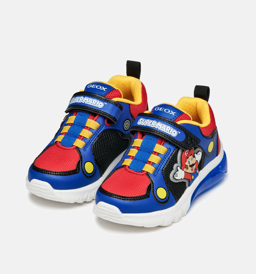 Geox Ciberdron Blauwe Sneakers voor jongens (356395) - geschikt voor steunzolen