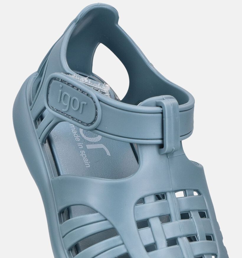 Igor Tobby Sandales pour b&eacute;b&eacute; en Bleu pour filles, gar&ccedil;ons (372908)