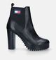 Tommy Hilfiger Iconic Bottines avec talon haut en Noir pour femmes (329323)