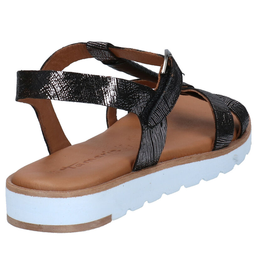 Tamaris Sandalen Zilver in leer (269905)