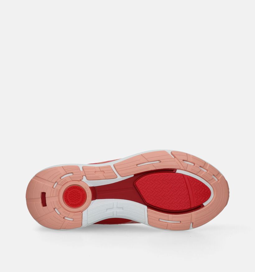 FitFlop Runner Ombre-Edition Mesh Rode Sneakers voor dames (336937) - geschikt voor steunzolen