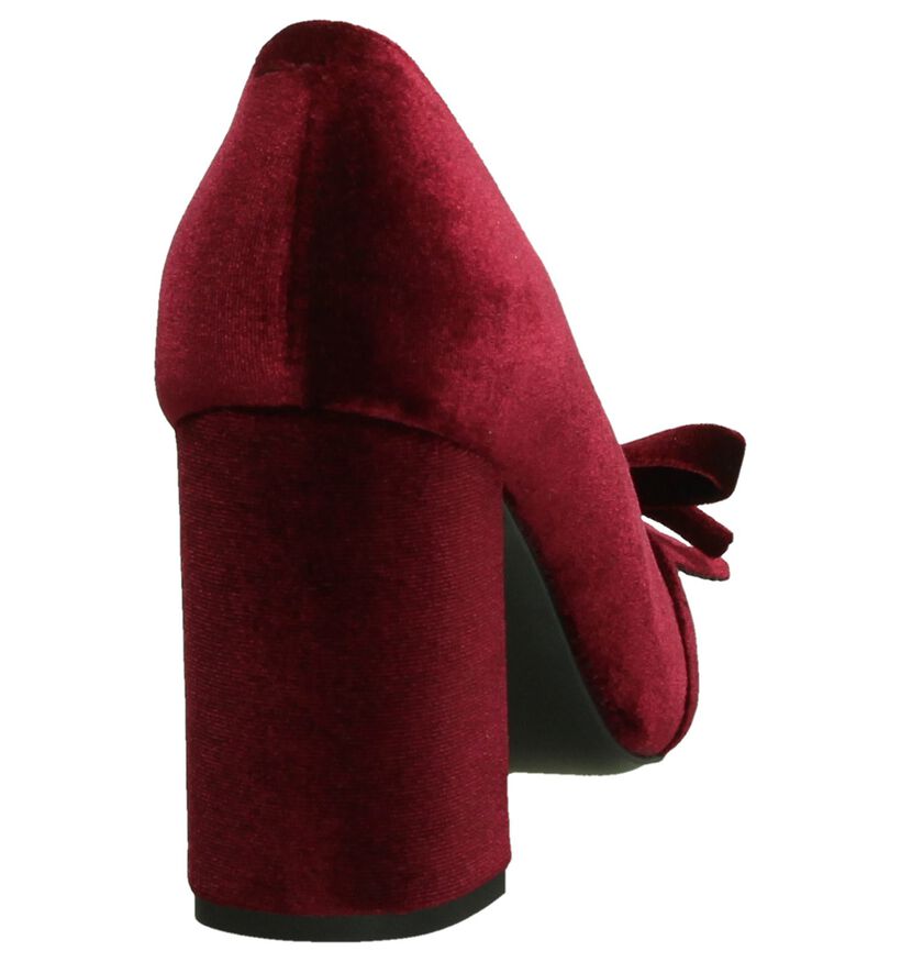 Louisa Bordeaux High Heel Pump in velours (199233)