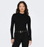 JDY Fransiska T-shirt Manches longues en Noir pour femmes (331910)