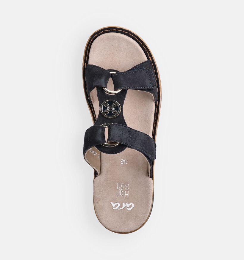 Ara Hawaii 2.0 Nu-pieds en Bleu fonc&eacute; pour femmes (370804)