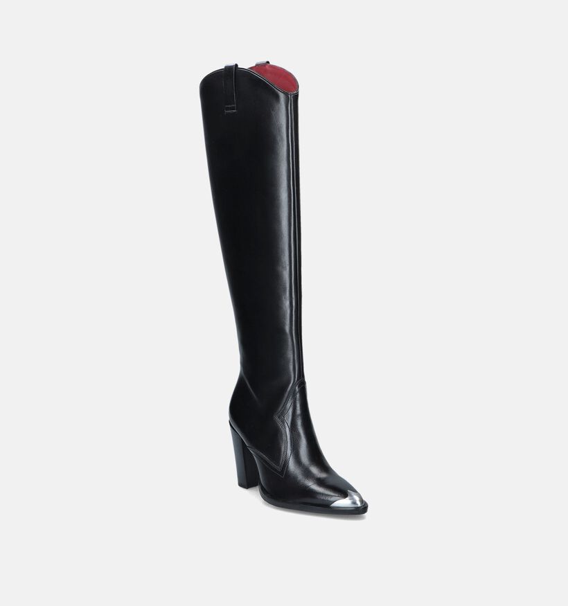 Bronx New Americana Bottes hautes en Noir pour femmes (357312)