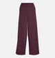 Vila Vivarone Pantalon classique en Bordeaux pour femmes (361316)