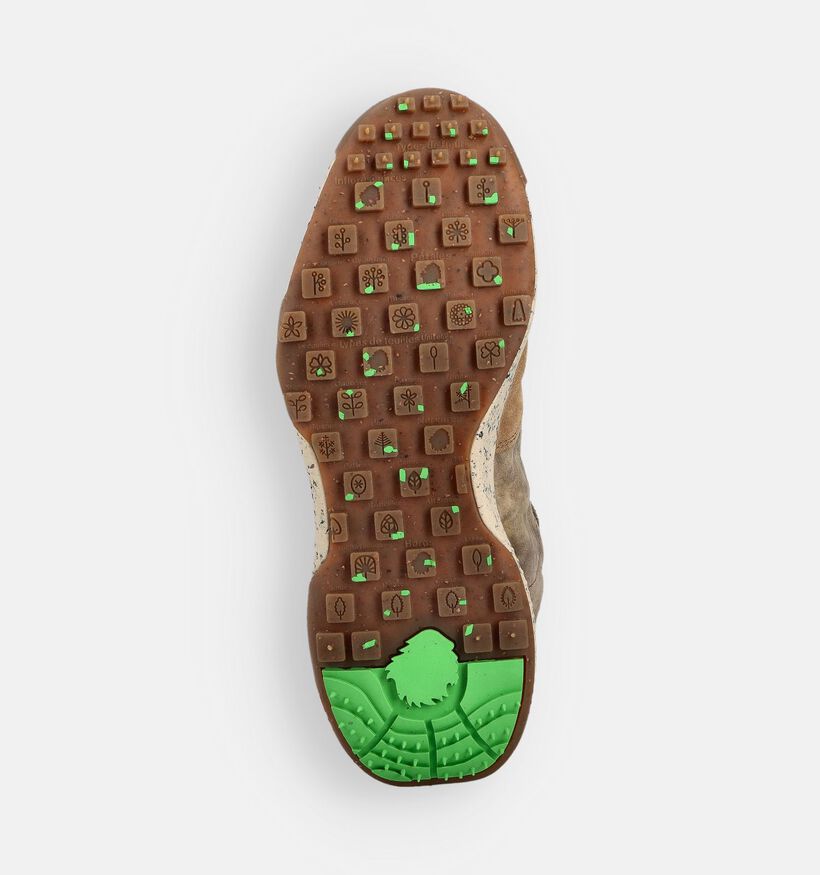 Satorisan Chaussures plates en Vert kaki pour hommes (361962) - pour semelles orthopédiques