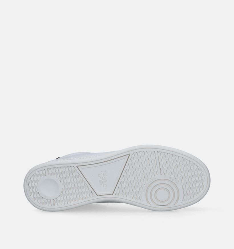 Polo Ralph Lauren Heritage Court Witte Veterschoenen voor heren (344925)