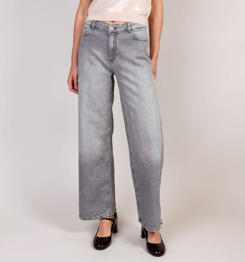 Pieces Silke L30 Grijze Jeansbroek voor dames (361161)