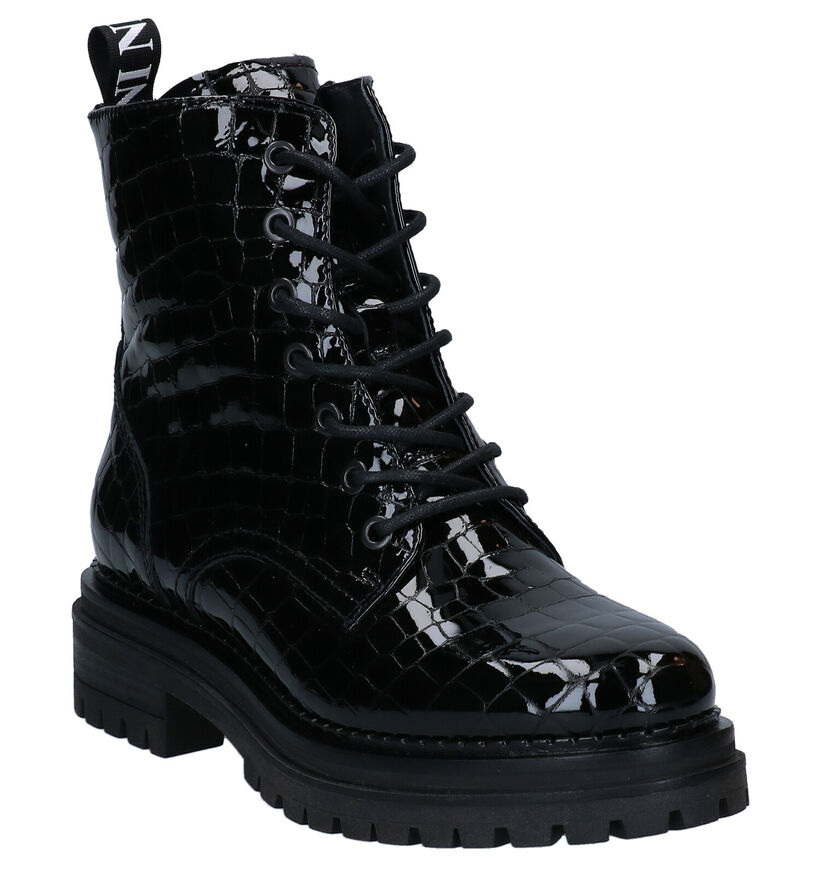 NeroGiardini Boots à lacets en Noir pour femmes (316019)