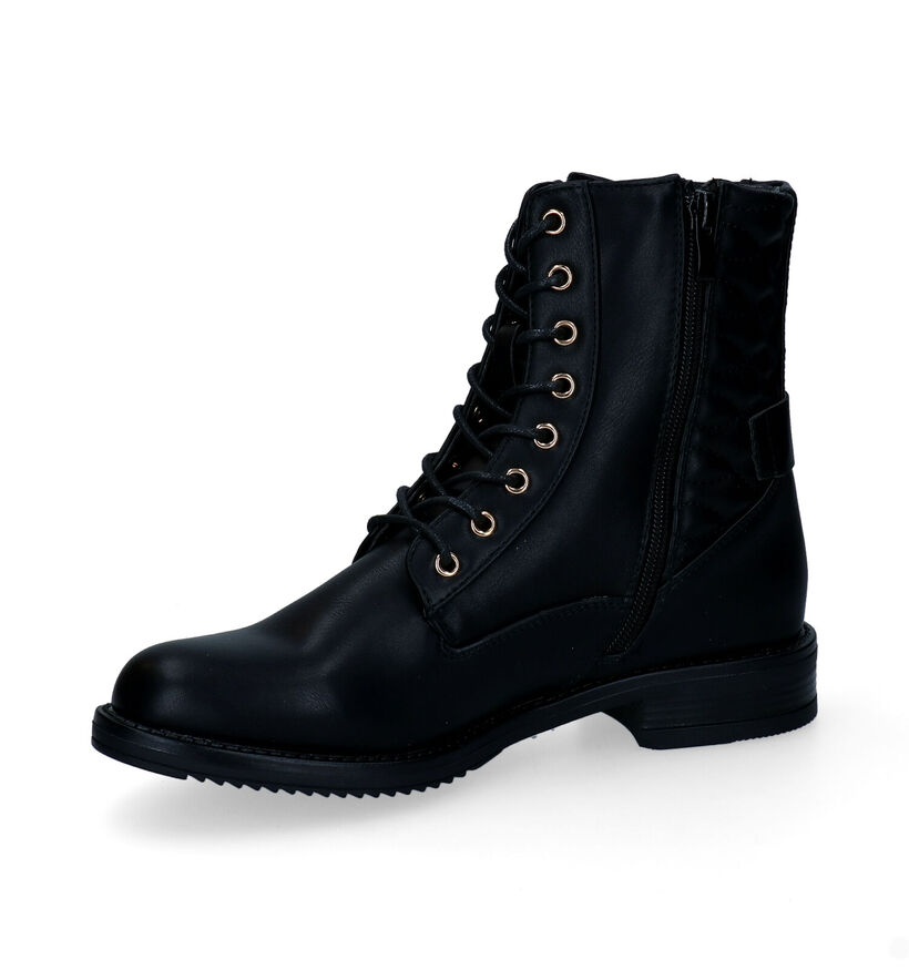 Signatur Boots à lacets en Noir en simili cuir (294908)