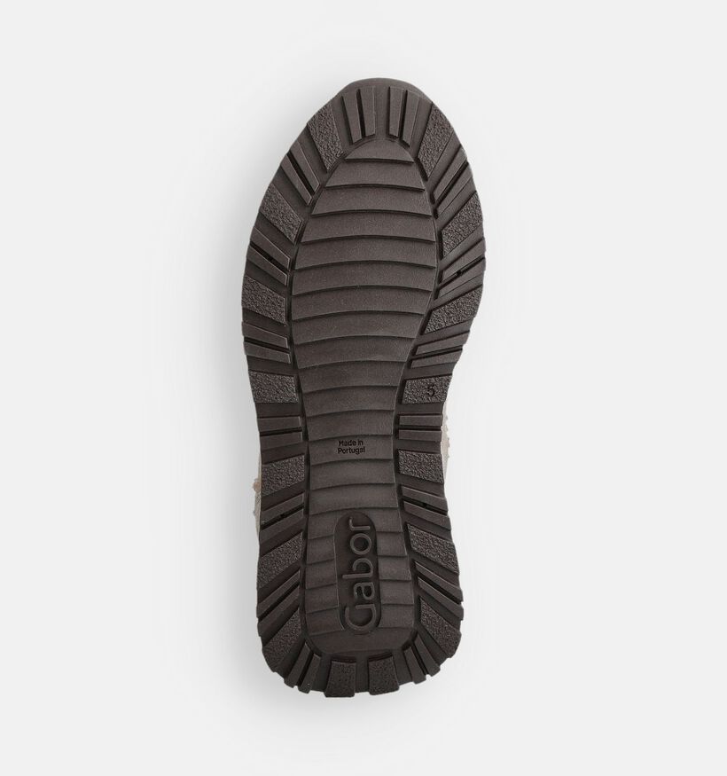 Gabor Dreamvelour Grijze Sneakers voor dames (360292) - geschikt voor steunzolen