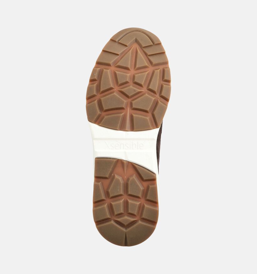 Xsensible Golden Gate Donkerbruine Sneakers voor heren (379244) - geschikt voor steunzolen