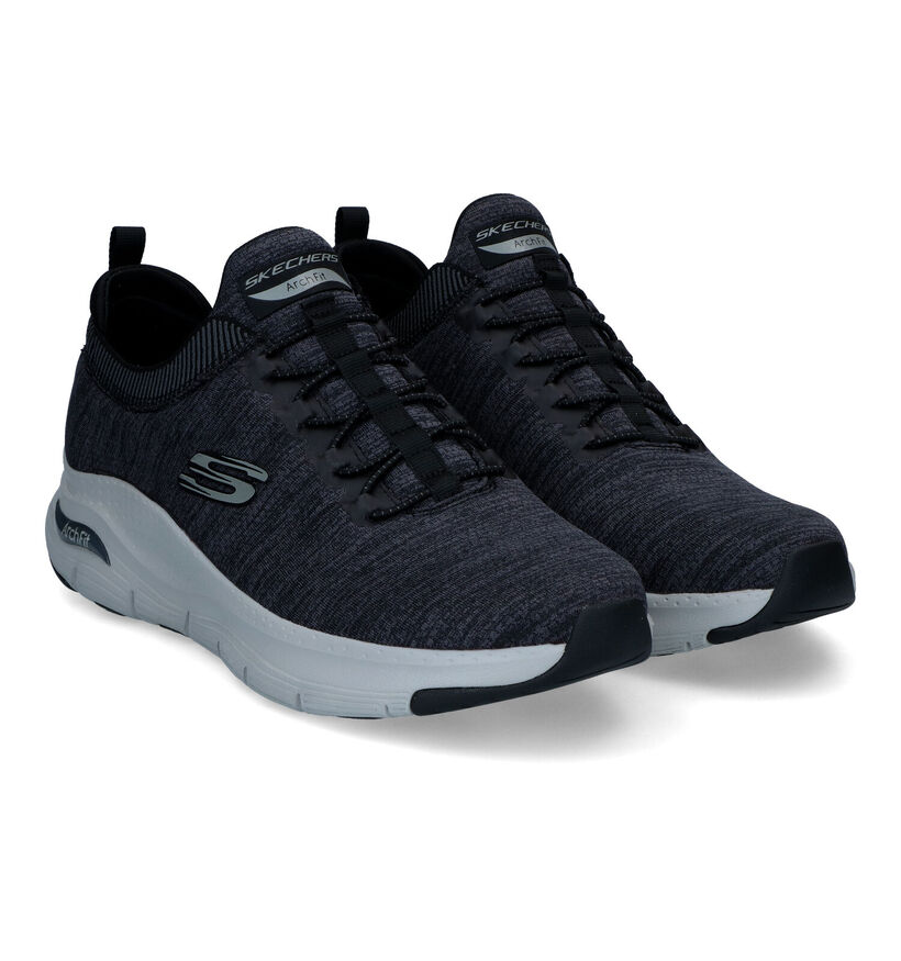 Skechers Arch Fit Waveport Taupe Sneakers voor heren (340809) - geschikt voor steunzolen