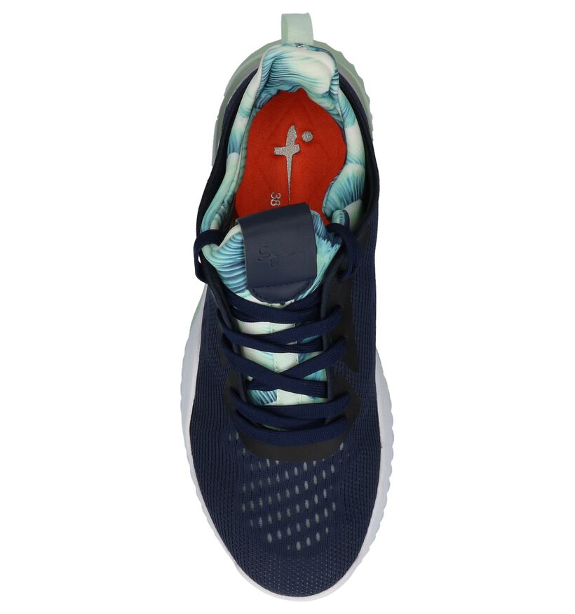 Tamaris Baskets basses en Bleu foncé en textile (214224)