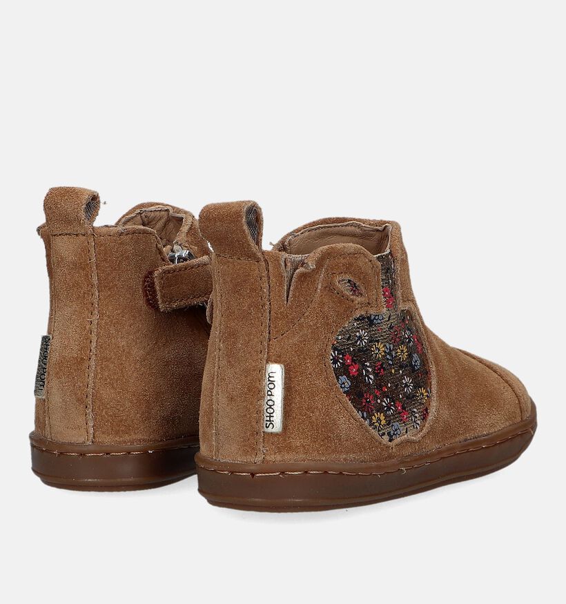 Shoo Pom Bouba Apple Cognac Babyschoenen voor meisjes (330610) - geschikt voor steunzolen