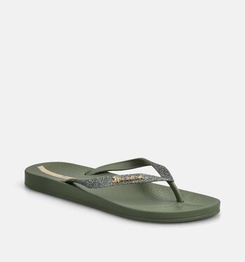 Ipanema Slippers Zwart/Beige/Bruin/Groen