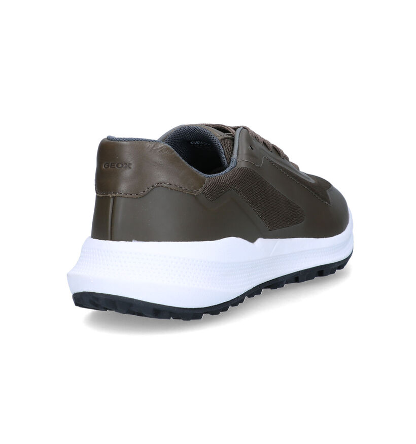 Geox PG 1X Witte Veterschoenen voor heren (326729) - geschikt voor steunzolen