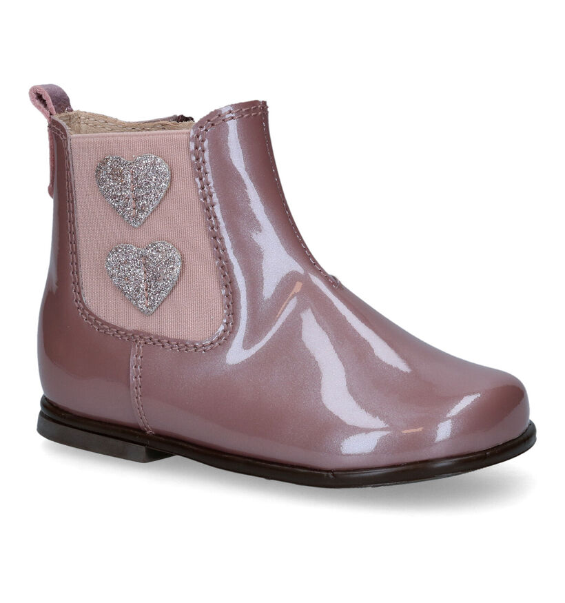 Beberlis Roze Boots in lak (315688)