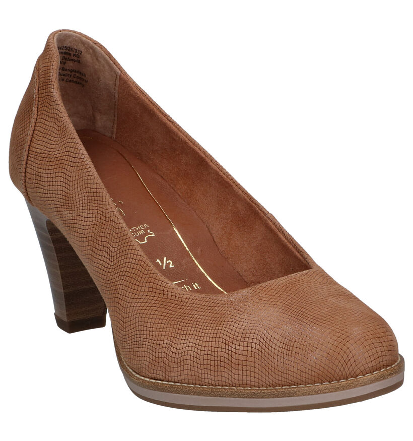 Tamaris TOUCH it Escarpins en Cognac en daim (286280)