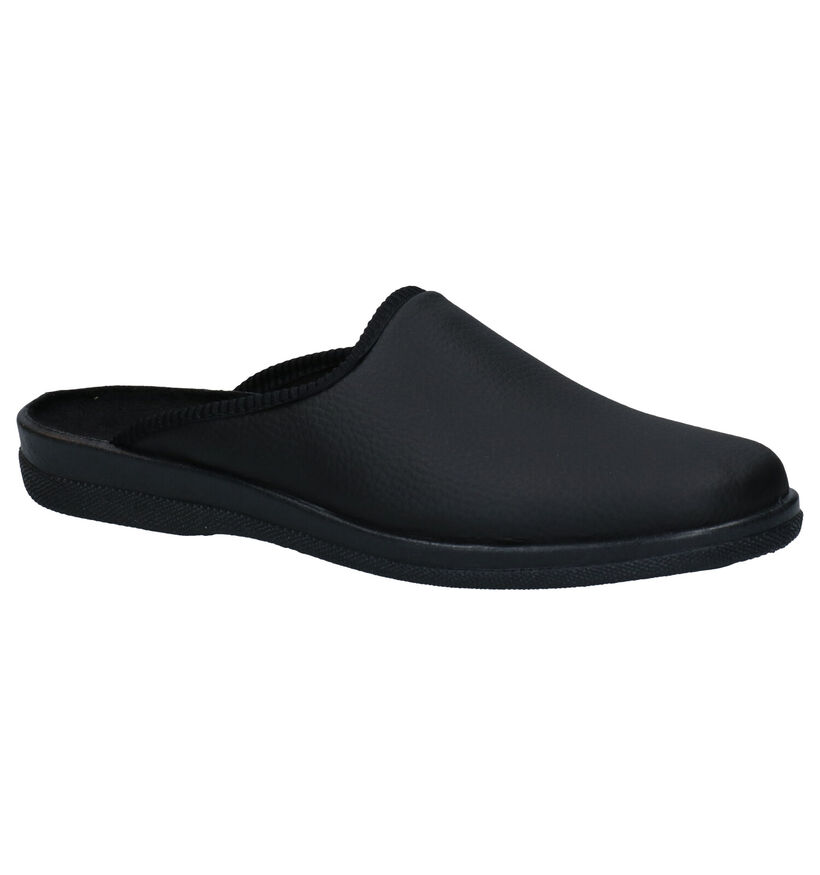 Slippers Comfort Pantoufles ouvertes en Noir pour hommes (143258)