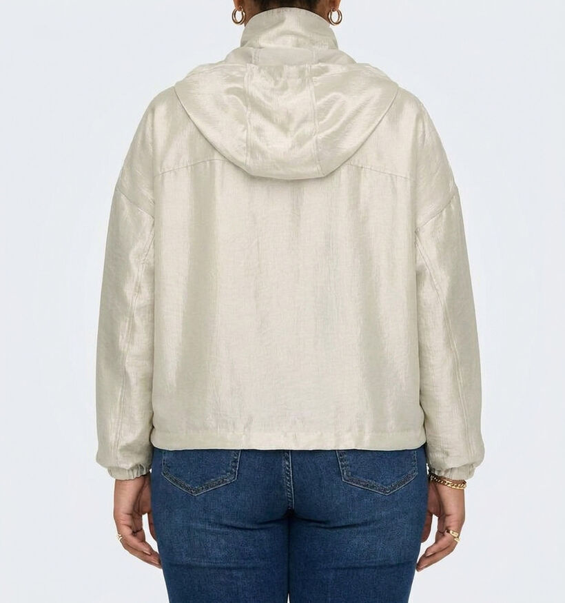 ONLY Carmakoma Grace Betty Oatmeal Beige Jas voor dames (374875)