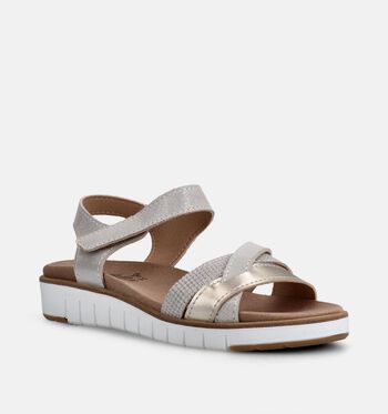 Solemade Sandales Blanc/Or