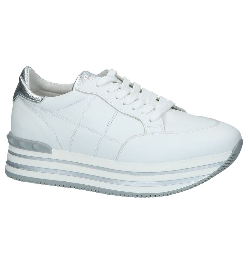 Via Limone Baskets basses en Blanc en cuir (232859)