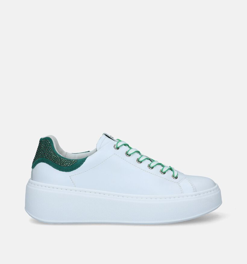 NeroGiardini Witte Sneakers voor dames (337186) - geschikt voor steunzolen