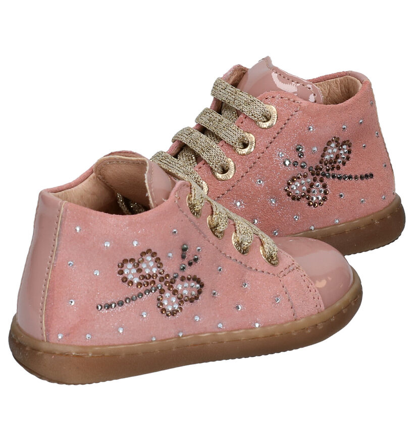 Lunella Chaussures pour Bébé en Rose en cuir (277762)