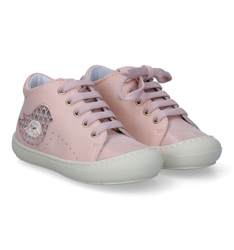 FR by Romagnoli Chaussures pour bébé en Rose clair pour filles (307778) - pour semelles orthopédiques