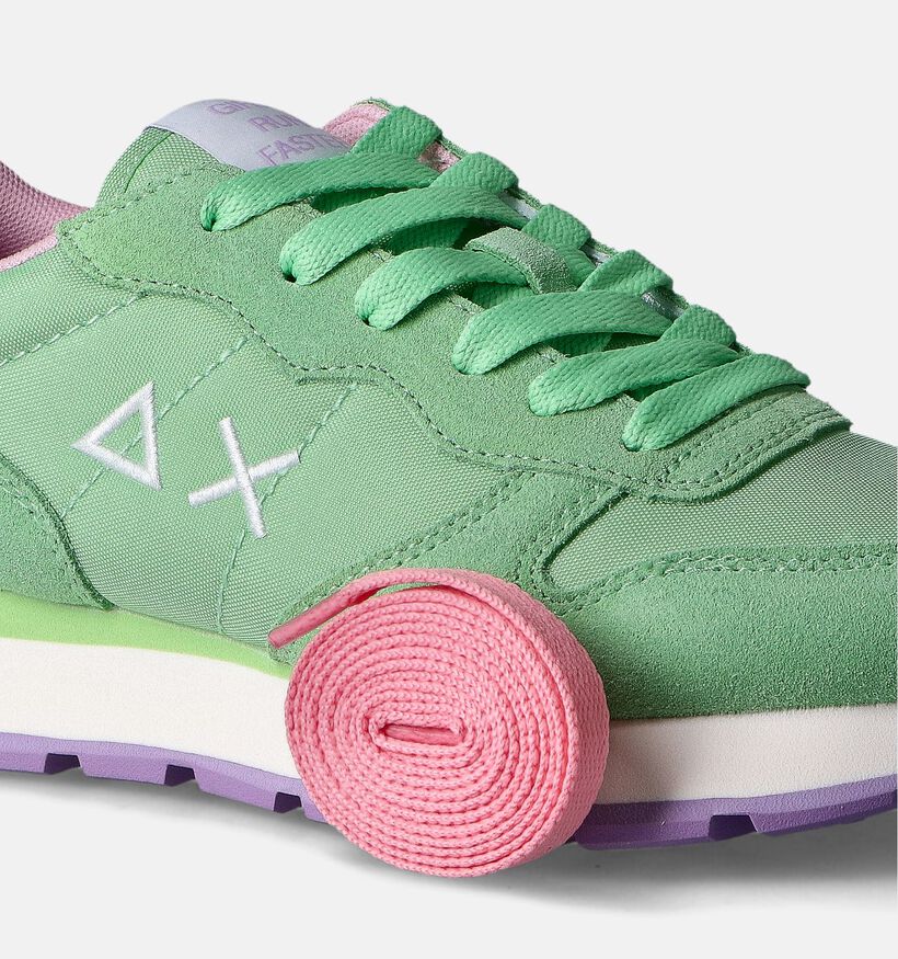 Sun68 Baskets casual en Vert pour femmes (351691) - pour semelles orthopédiques