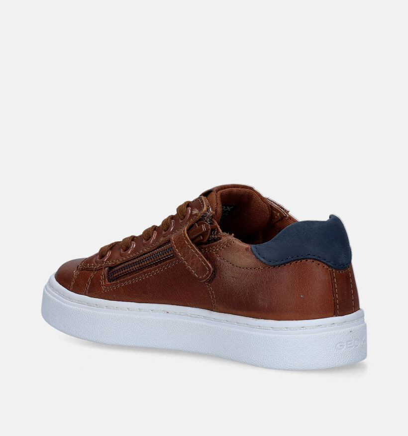 Geox Nashik Cognac Veterschoenen voor jongens (339665)