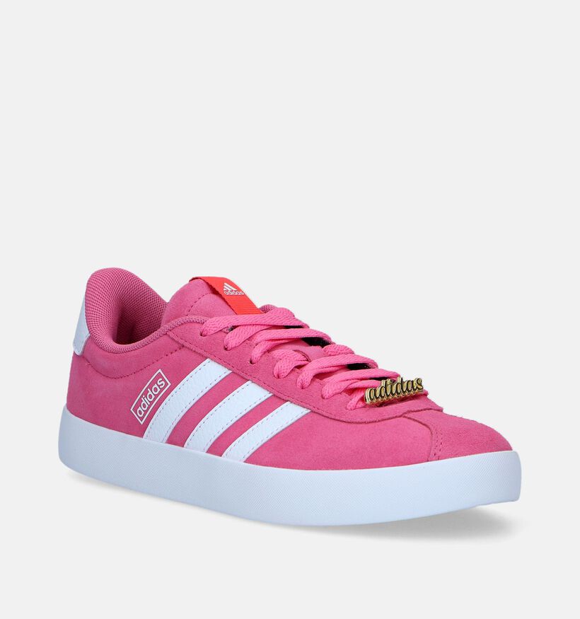 adidas VL Court 3.0 Baskets en Fuchsia pour femmes (341461)